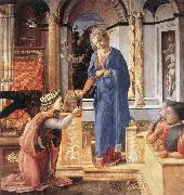 Fra Filippo Lippi The Annunciation with two Kneeling Donors Germany oil painting artist